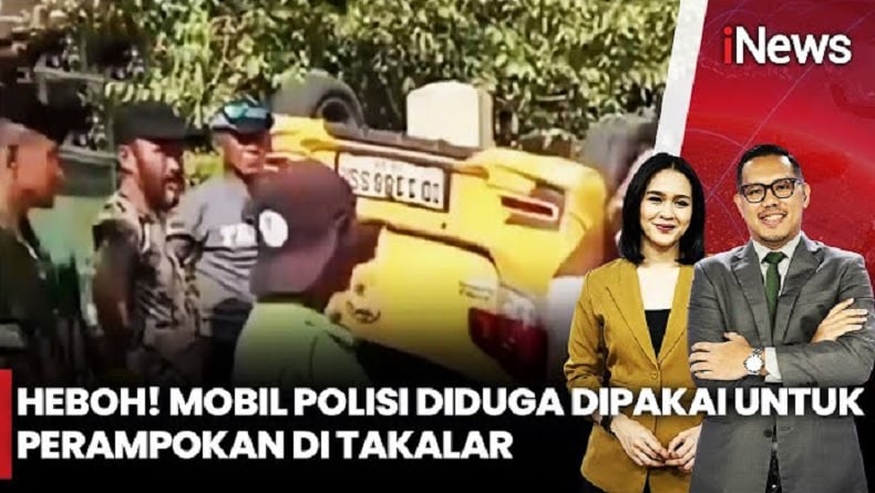 Pria Pakai Mukena Gagal Rampok Lansia di Takalar, Mobil Polisi yang Dipakai Dirusak Warga