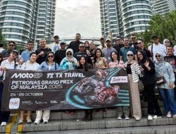 Heboh! Fans Indonesia Serbu Menara Petronas Sebelum MotoGP Malaysia 2025
