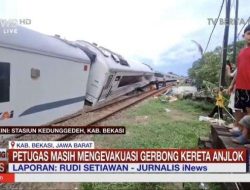 Kereta Api (KA) Purwojaya Relasi Gambir-Kroya Anjlok di Bekasi