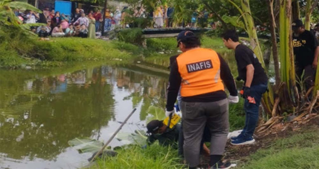 Mahasiswa Tewas Misterius di Sungai Gempol Indramayu, Lehernya Terlilit Sweater Hitam