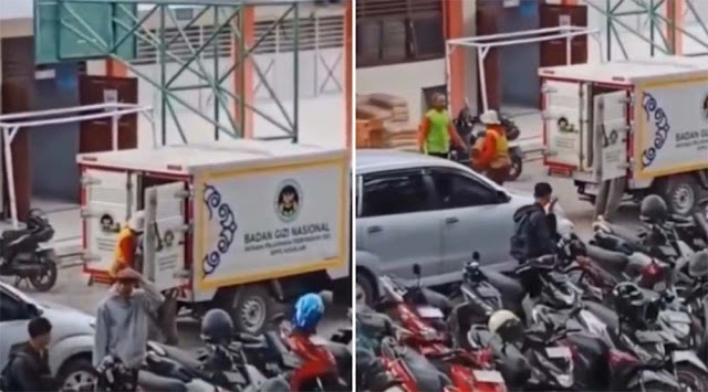 Viral Mobil Dinas Makan Bergizi Gratis Angkut Genteng, Kepala Sekolah Buka Suara