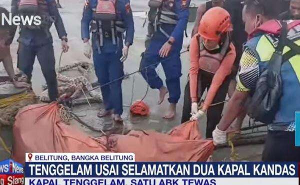 Tragedi Kapal TB Kawan Kita 11 Tenggelam di Belitung: 1 ABK Tewas Saat Evakuasi, Ini Kronologinya