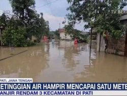 Banjir Pati & Semarang Rendam Ratusan Rumah, Warga Dievakuasi Pakai Perahu Karet