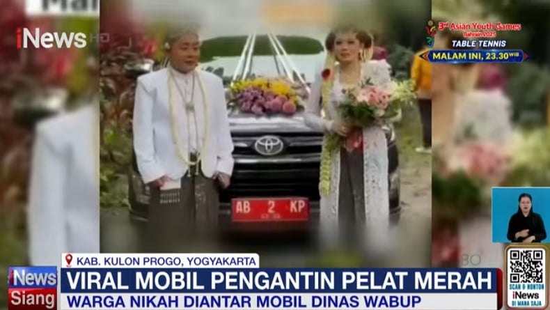 Mobil Dinas Wabup Kulonprogo Dipinjam Nikahan, Ini Syaratnya yang Bikin Heboh