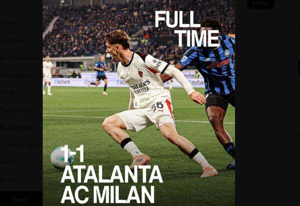 Hasil Liga Italia: Napoli Kalahkan Lecce untuk Pertahankan Puncak Klasemen, Milan Cuma Imbang