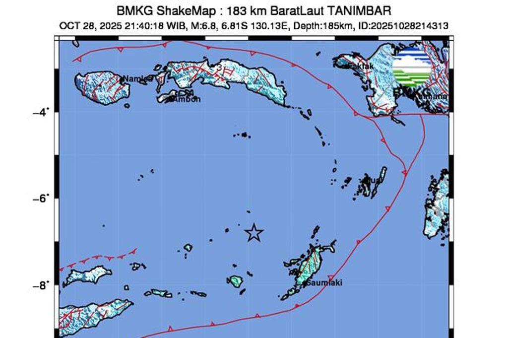 Gempa M 6.8 di Tanimbar: Penyebab, Dampak, dan Penjelasan BMKG Soal Potensi Tsunami