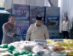 Prabowo Saksikan Langsung! 214,84 Ton Narkoba Senilai Rp29,37 Triliun Dimusnahkan di Mabes Polri