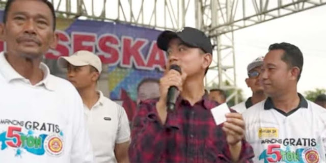 Gibran Bagi-Bagi Doorprize di Acara Mancing, Warganet Sindir: Kerjaan Wapres Enteng Banget!
