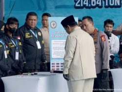 Presiden Prabowo Pimpin Langsung Pemusnahan Narkoba Senilai Rp29,37 Triliun, Kapolri: Ini di Luar Ekspektasi Kami