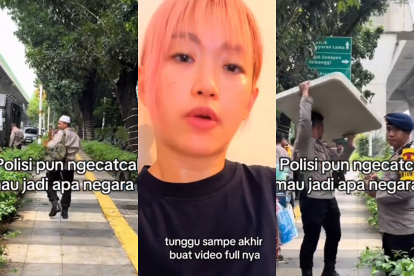 Viral! Oknum Brimob Catcalling di Trotoar Jakarta Langsung Diperiksa Propam, Ini Kronologinya