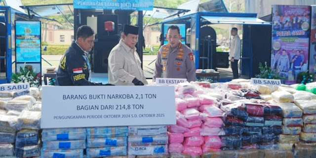 Misteri Gibran Absen di Pemusnahan Narkoba 214 Ton, Warganet Heboh: Lagi Mancing?