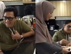Natasha Rizky Ambil Nasi buat Andre Taulany, Warganet Heboh: Jodohkan Mereka!