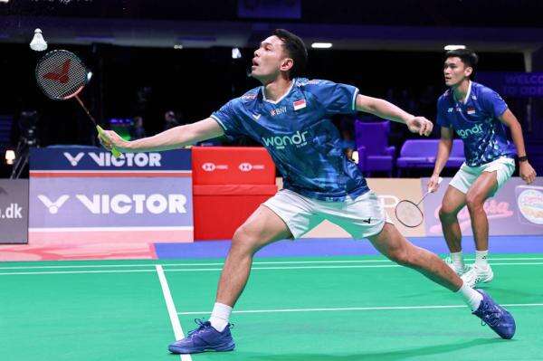 Fajar Alfian/Muhammad Shohibul Fikri Tembus Perempat Final Hylo Open 2025 Usai Bungkam Ganda Tuan Rumah