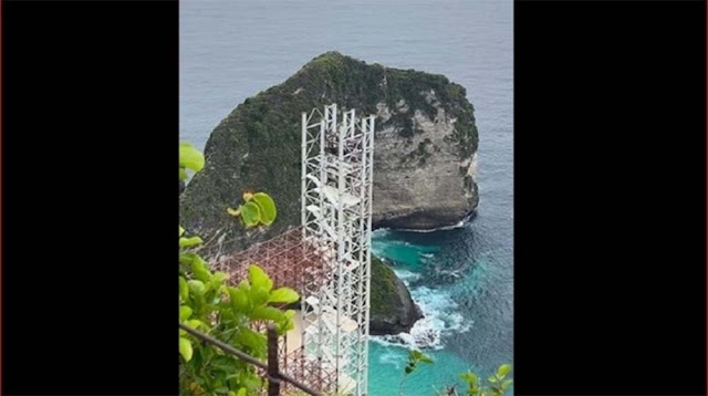 Proyek Lift Kaca Kelingking Nusa Penida Dicek Pemerintah Bali, Ini Hasilnya