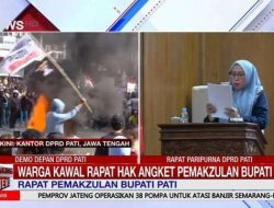 Kerusuhan DPRD Pati: Massa Bakar Ban Kawal Rapat Pemakzulan Bupati Sudewo 2025