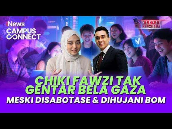 Chiki Fawzi Bongkar Strategi Israel dan Serukan Dukungan untuk Gaza
