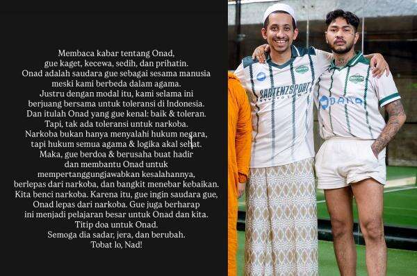 Husein Jafar Beri Doa untuk Onadio Leonardo: Semoga Sadar, Jera, dan Berubah!