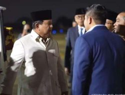 Presiden Prabowo Tiba di Indonesia, Bahas Hasil KTT APEC 2025 di Korea Selatan