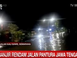 Banjir di Jalan Kaligawe Semarang Surut, Jalur Pantura Kembali Dibuka 2 Arah