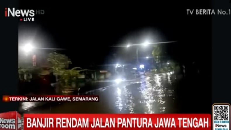 Banjir di Jalan Kaligawe Semarang Surut, Jalur Pantura Kembali Dibuka 2 Arah