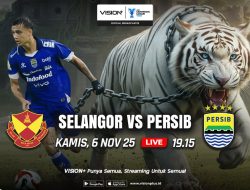 Jadwal & Link Live Streaming Persib vs Selangor FC di AFC Champions League Two 6 November 2025