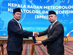 Teuku Faisal Fathani Dilantik Jadi Kepala BMKG, Ini Harapan dan Arahan Strategis Menhub
