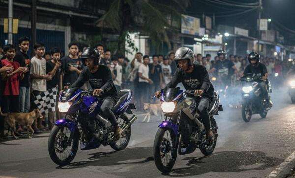 Polri Gencar Patroli & Awasi Bengkel Modifikasi Ilegal untuk Berantas Balap Liar
