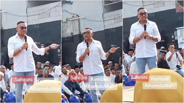 Ahmad Sahroni Sembunyi di Plafon & Jatuh Saat Rumahnya Dijarah Massa