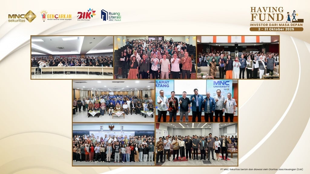 MNC Sekuritas Sukses Edukasi 3.300+ Investor Muda di Event Having Fund 2025