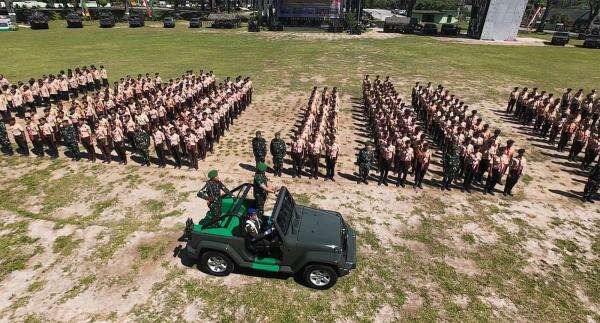 Pangdam Bukit Barisan Gembleng 500 Kadet di Pematang Siantar, Tanamkan Cinta Tanah Air