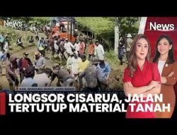 Longsor Bandung Barat Lumpuh Lalu Lintas 6 Jam, Tebing 40 Meter Runtuh!