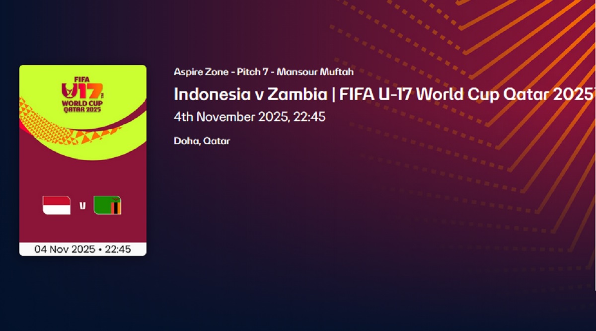 Cara Nonton Live Streaming Timnas Indonesia U-17 vs Zambia U-17 Piala Dunia 2025 Gratis di FIFA+