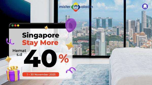Promo Diskon Hotel Singapura Hingga 40% di Mister Aladin - Liburan Hemat!