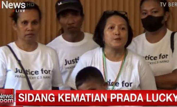 Keluarga Prada Lucky Histeris di Sidang, Desak 17 Terdakwa Dipecat dari TNI