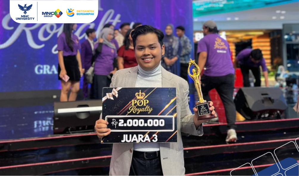 Rahadi Algamar, Mahasiswa MNC University, Juara 3 Pop Royalty Singing Competition 2025