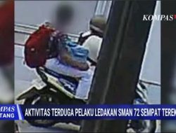 Ledakan SMAN 72 Jakarta: CCTV Ungkap Pelaku Bawa Dua Tas, Profilnya Pendiam