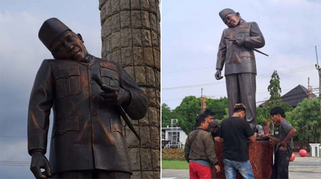 Patung Soekarno Miring di Alun-alun Indramayu: Penyebab dan Rencana Perbaikan Terbaru