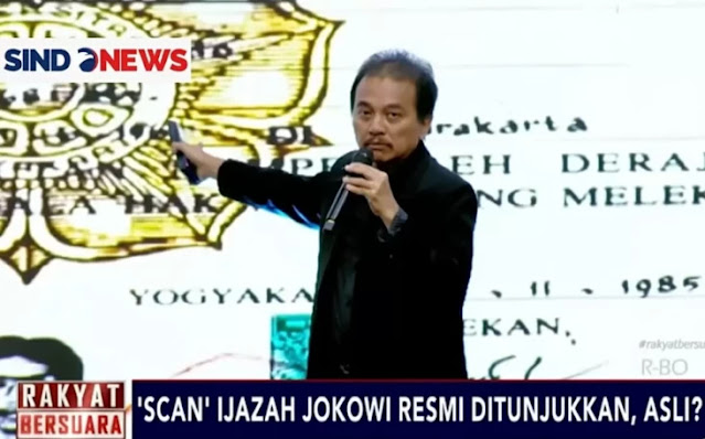 Roy Suryo Bersumpah Demi Allah: Lembar Pengesahan Skripsi Jokowi Tidak Ada di UGM