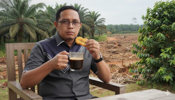 Kritik Tajam Analogi Ngopi Gorengan Hasan Nasbi: Kambing Hitam Deforestasi Rakyat Kecil?