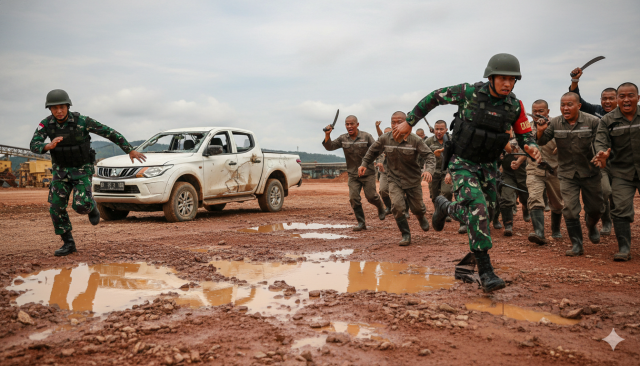 Insiden Tambang Emas Ketapang: 15 WNA China Serang 5 Anggota TNI, Kronologi Lengkap