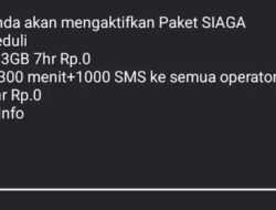 Cara Dapatkan Paket Siaga Peduli Telkomsel 3GB & WiFi Gratis untuk Korban Bencana