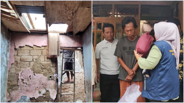 Kisah Pilu Sudrajat di Bogor: Rumah Lapuk Jebol & 3 Anak Putus Sekolah