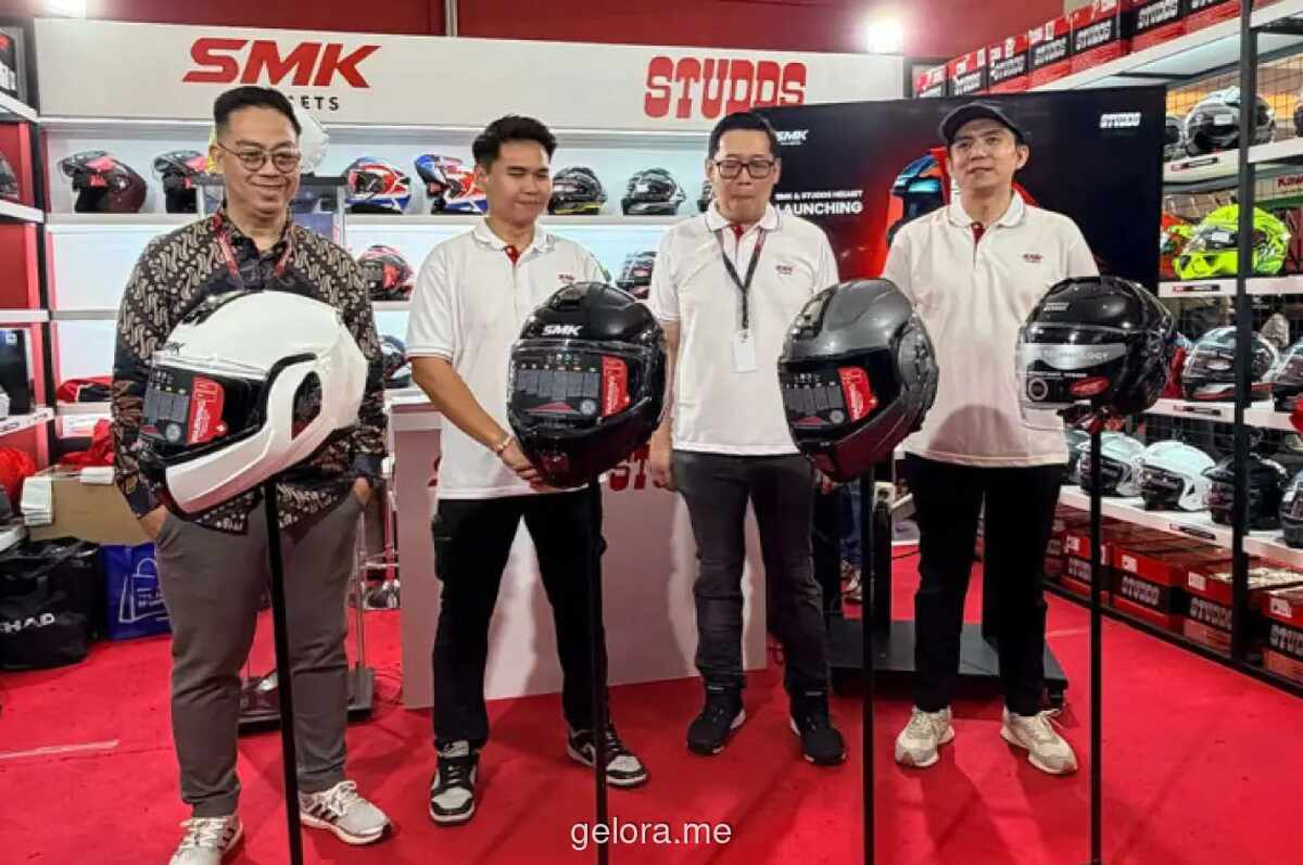 SMK dan Studds Luncurkan Helm Terbaru di IIMS 2026