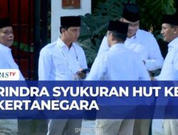 Gerindra Gelar Syukuran Sederhana HUT ke-18 di Kediaman Prabowo