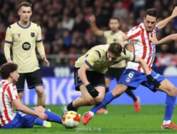 Atletico Madrid Hajar Barcelona 4-0 di Leg Pertama Semifinal Copa del Rey