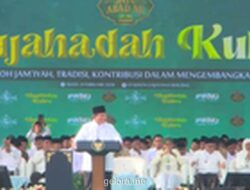 Presiden Prabowo Beri Koin Kenegaraan kepada Qari di Acara Satu Abad NU