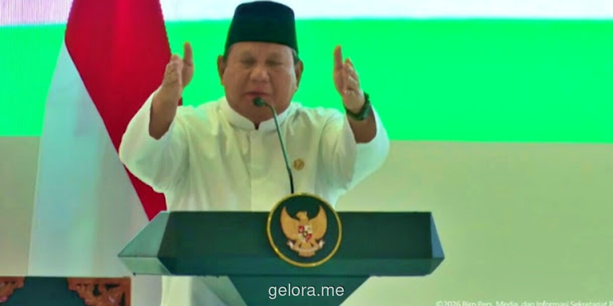 Prabowo Apresiasi Umat Islam Indonesia sebagai Teladan Kerukunan Global