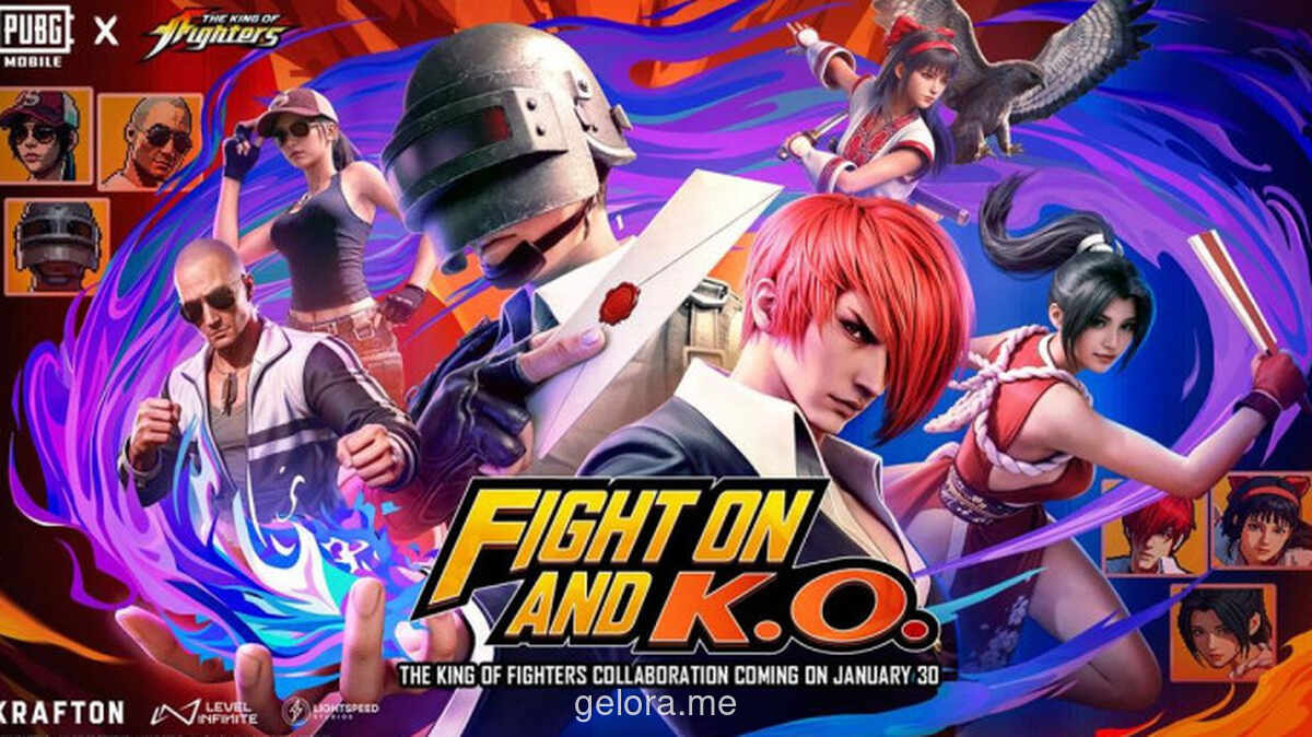 PUBG Mobile Kolaborasi dengan The King of Fighters, Hadirkan Iori Yagami dan Mai Shiranui